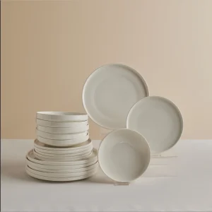 Karaca Stream Bone Felix XL Tafelservice 18-teilig für 6 Personen