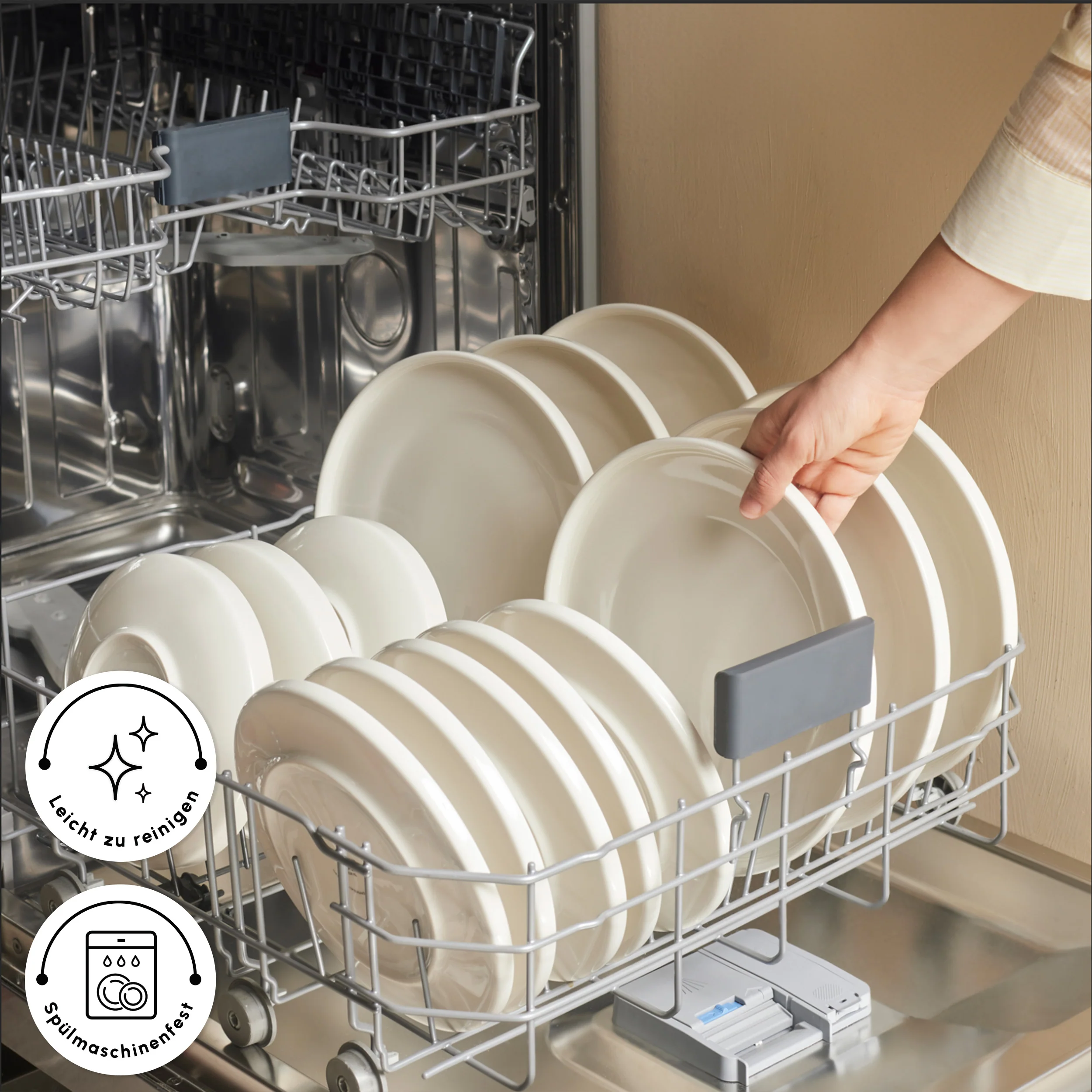 Karaca Stream Bone Felix XL Tafelservice 18-teilig für 6 Personen – Bild 9