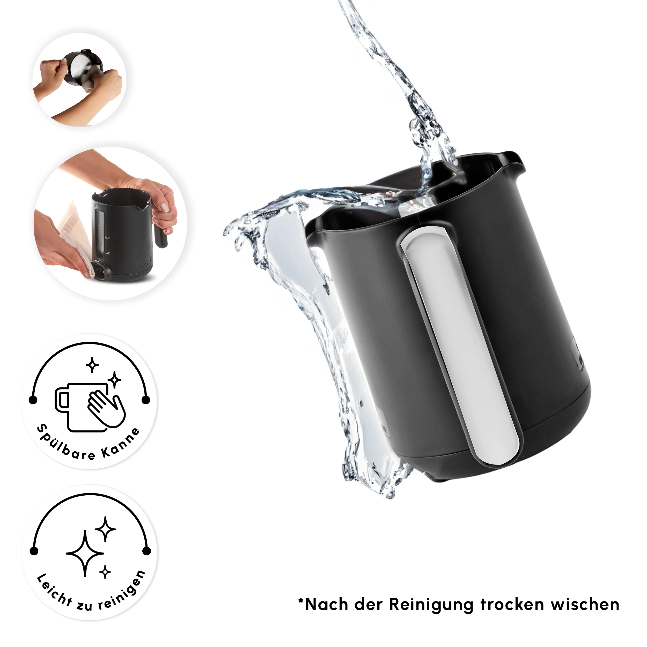 Karaca Hatır Koz Milky Türkische Kaffeemaschine Weiß – Bild 6