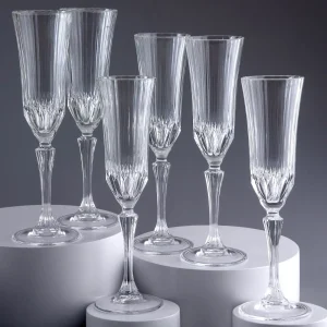RCR Adagio 6-teiliges Flöten-Glas-Set 180 ml