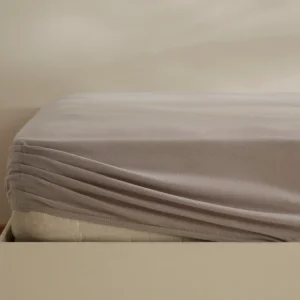 Karaca Home Jersey Spannbettlaken, 140x200+30 cm, Grau