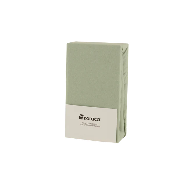 Karaca Home Jersey Spannbettlaken, 140x200+30cm, Mint – Bild 3