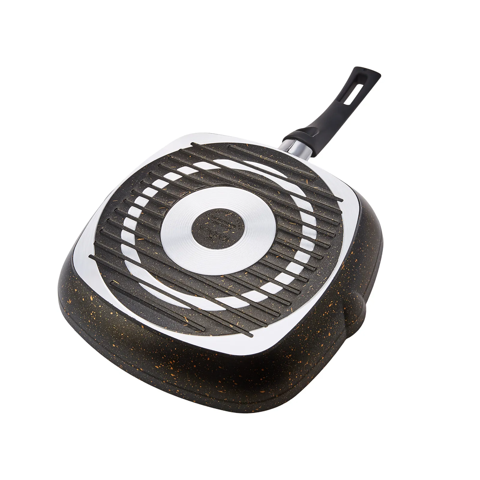 Karaca Biogranit Blackgold Bratpfanne Und Grillpfanne Set – Bild 4