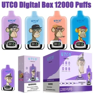 [Clearance Sale] UTCO DIGITAL BOX 12000 Puffs Einweg Disposable Kit (10 Stück/Packung)