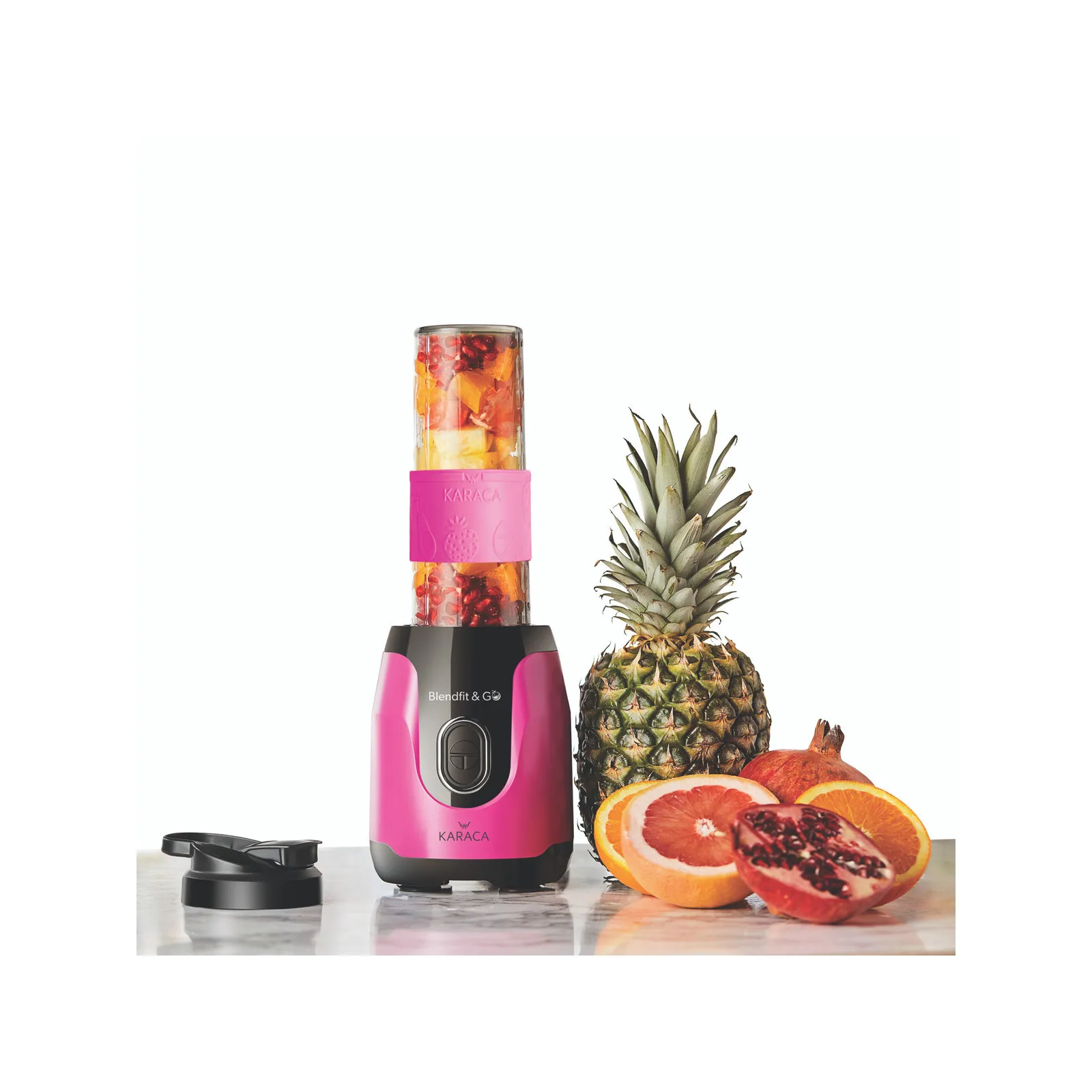 Karaca Blendfit Go Personal Smoothie Mixer Hellrosa