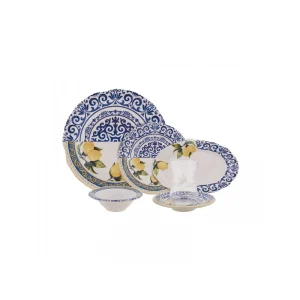 Karaca Lemon 26-teiliges Frühstücksset und Servierschalen für 6 Personen