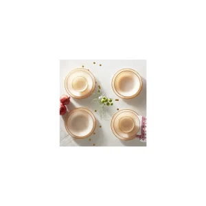 Karaca Retro New Cream 18-teiliges Geschirrset für 6 Personen