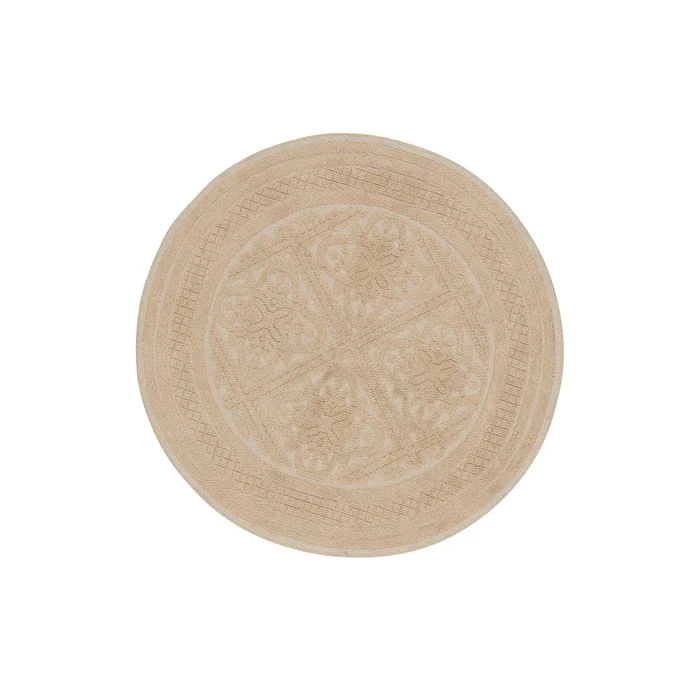 Karaca Home Vio Creme Rund 100x100 cm Teppich – Bild 3