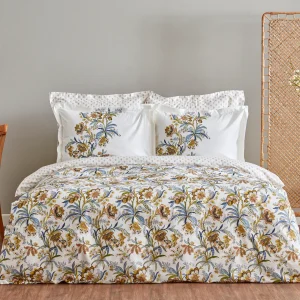 Karaca Home Indra Gelb 100% Baumwolle Doppel Bettbezug Set