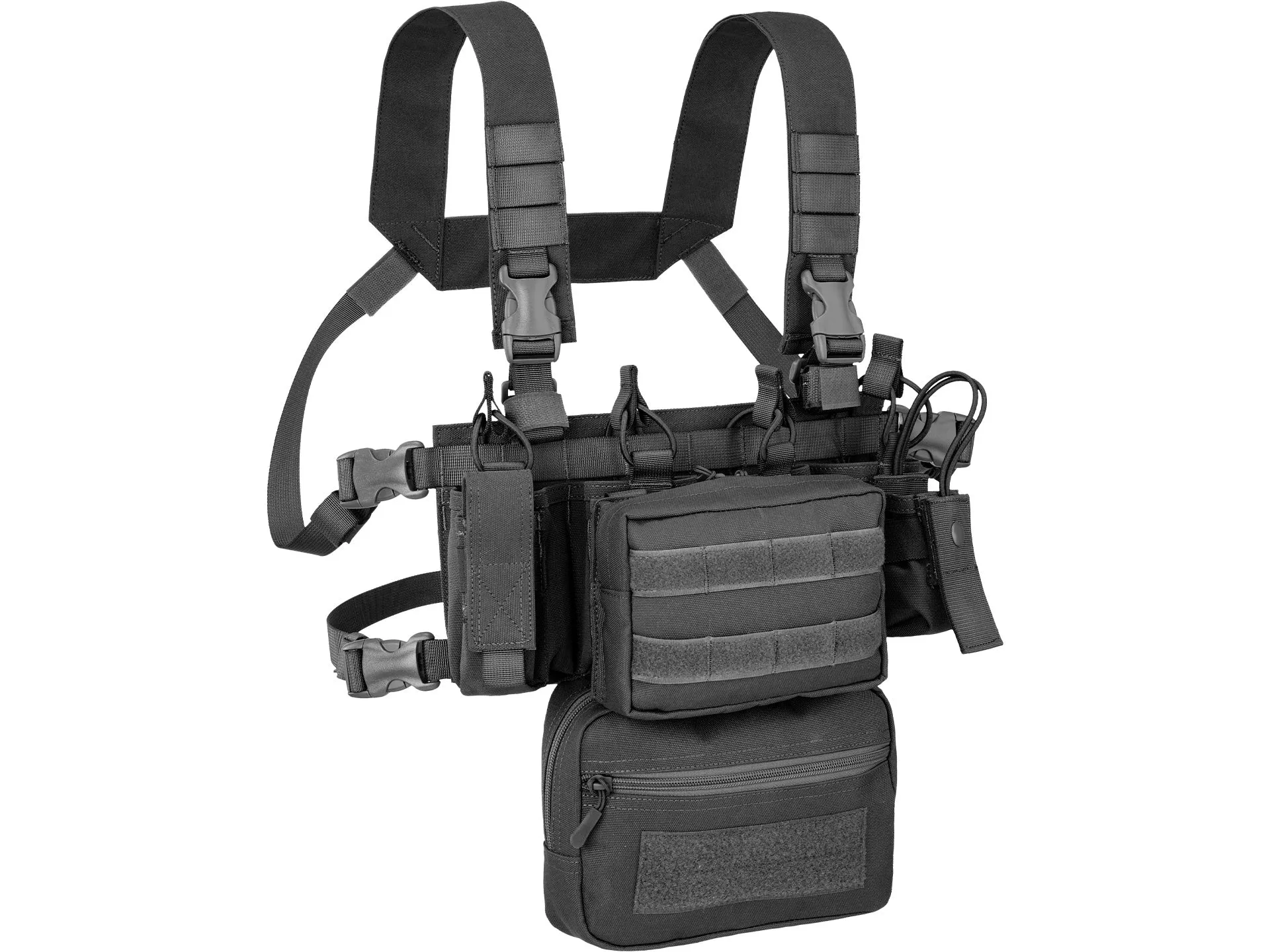 Chest Rig Combo Mini 900D Poly Molle – Bild 2