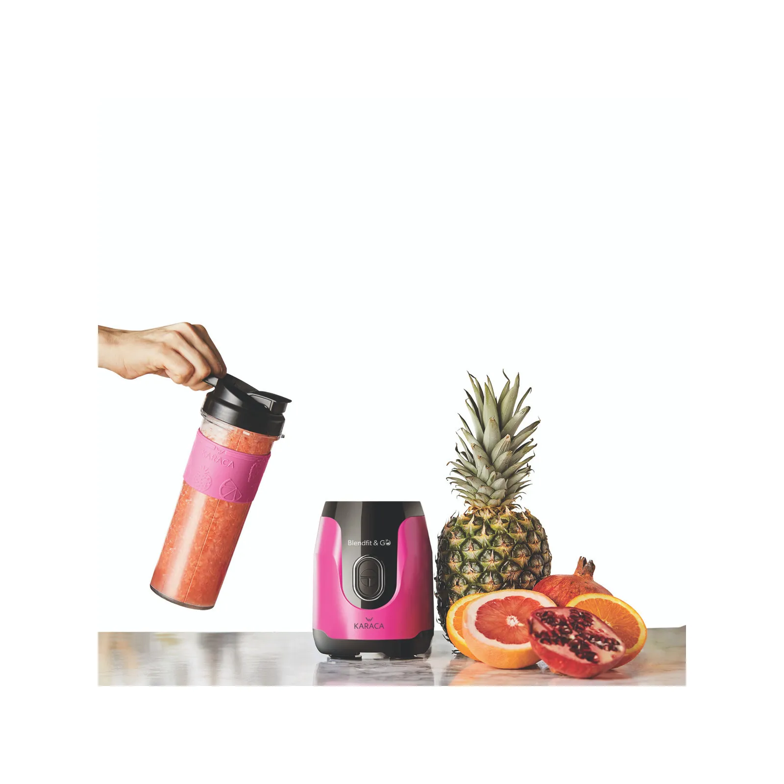 Karaca Blendfit Go Personal Smoothie Mixer Hellrosa – Bild 3