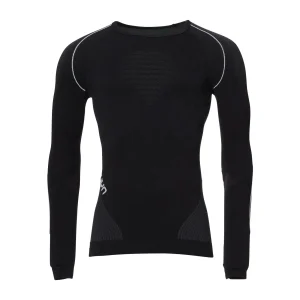 Longsleeve Evolutyon Männer schwarz anthrazit weiß