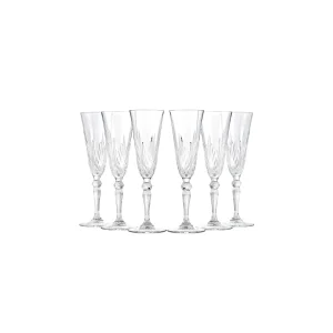 Rcr Melodia Champagner Glas, 6 teilig