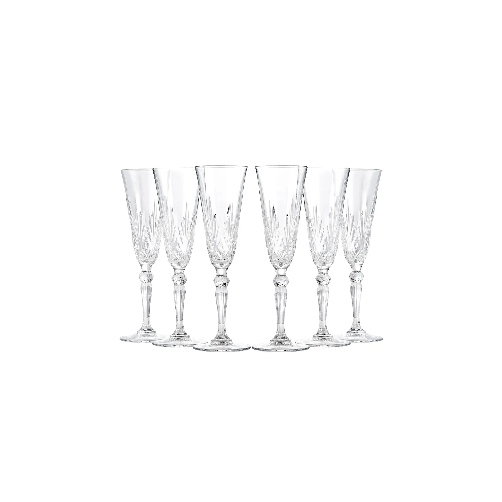 Rcr Melodia Champagner Glas, 6 teilig
