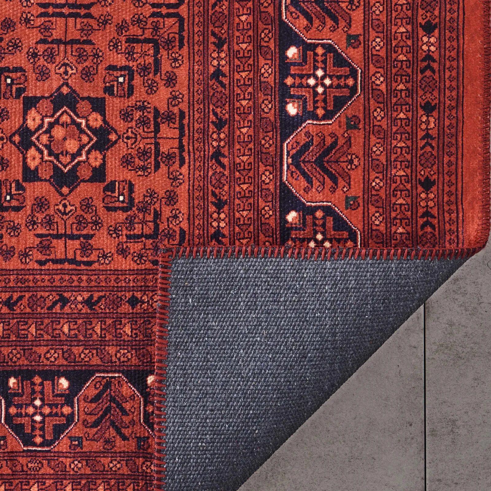 Kaşmir Halı Decorativ Art Türkmen Buhara Teppich 120x180 cm – Bild 4