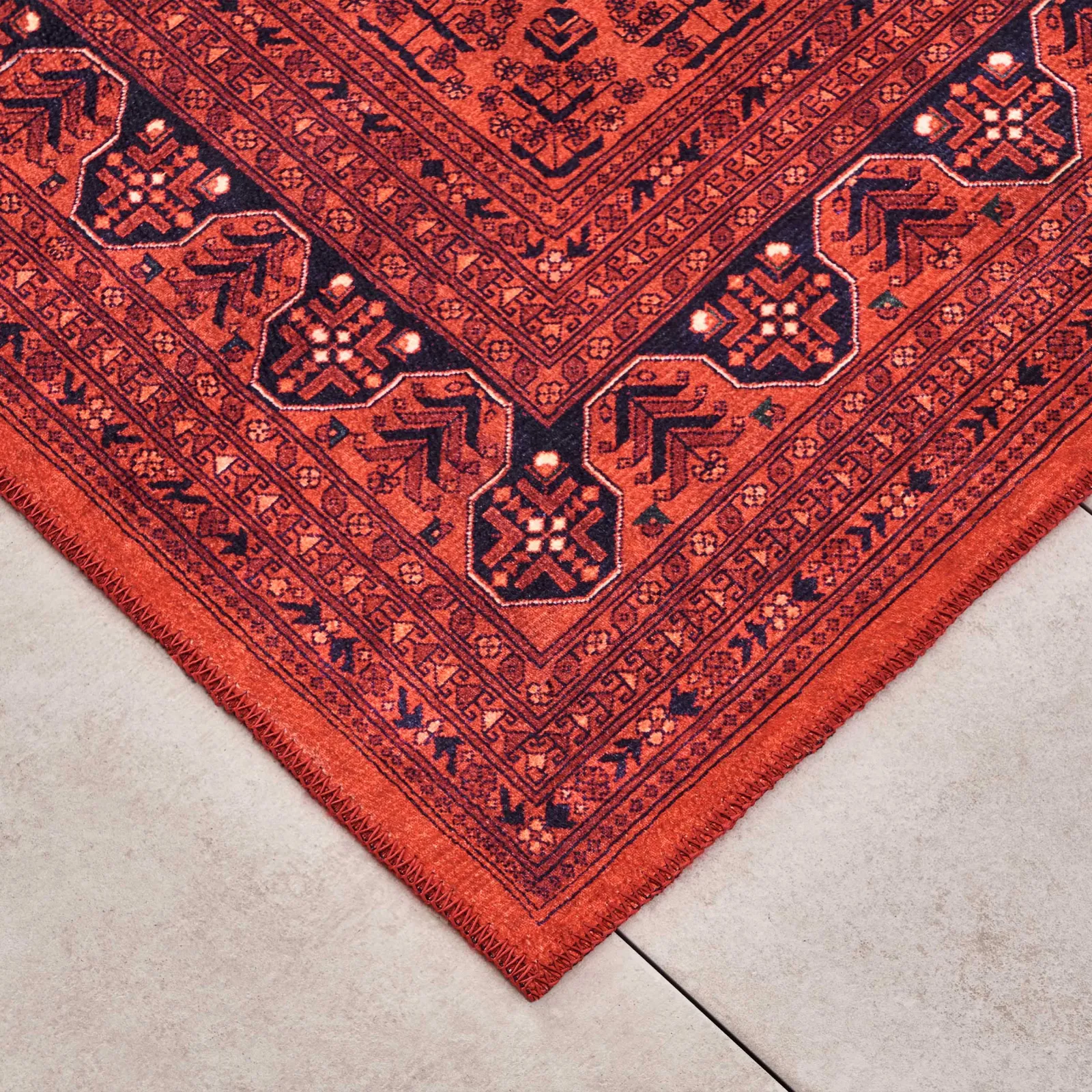 Kaşmir Halı Decorativ Art Türkmen Buhara Teppich 120x180 cm – Bild 5