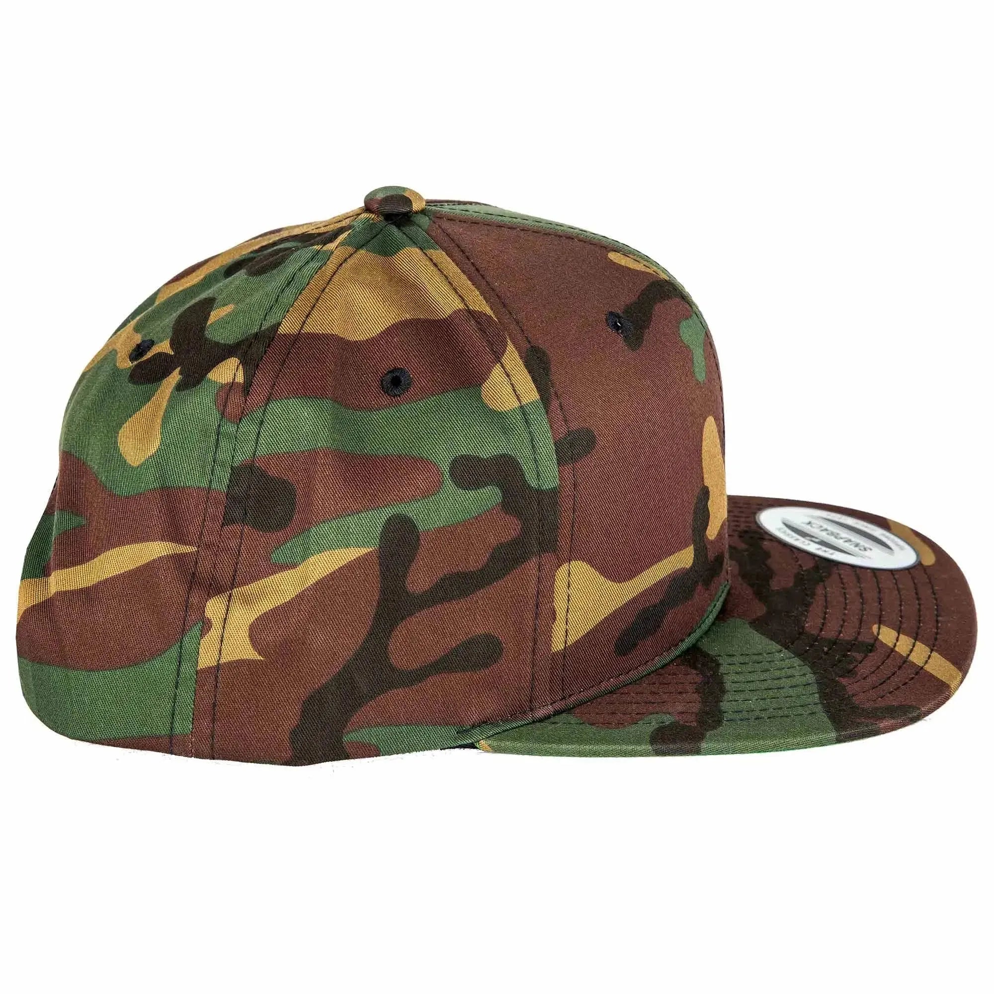 Cap Camo Classic Snapback woodland – Bild 3