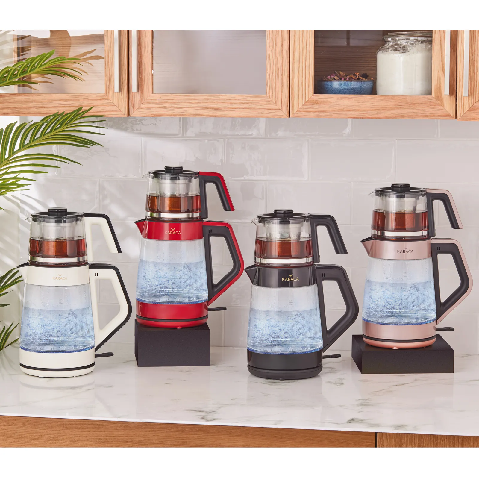 Karaca Cam Wasserkocher Schwarz – Bild 6