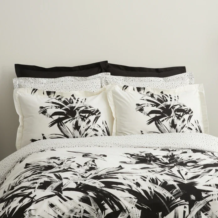 Karaca Home Freyja Schwarz 100% Baumwolle Doppelbett Bettwäsche Set – Bild 3