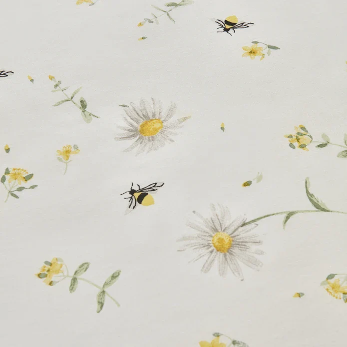 Karaca Home Emma 100% Baumwolle Rüschens Spannbettlaken Set Gelb (PP) – Bild 5