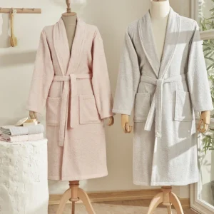 Sarah Anderson Alven 4-teiliges Familien-Badset in Pudergrau