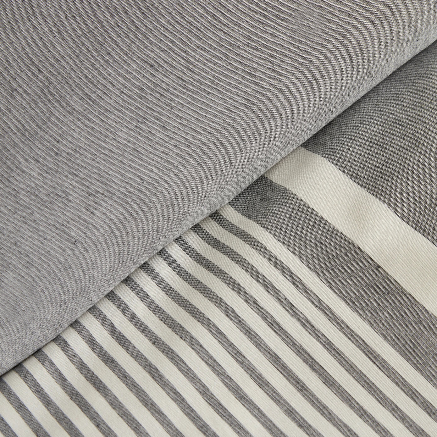 Sarah Anderson Fennel Doppelbett-Bettwäsche-Set mit Färbetechnologie in Anthrazit – Bild 7