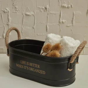 Karaca Home Sylvia Organizer Schwarz 28 cm