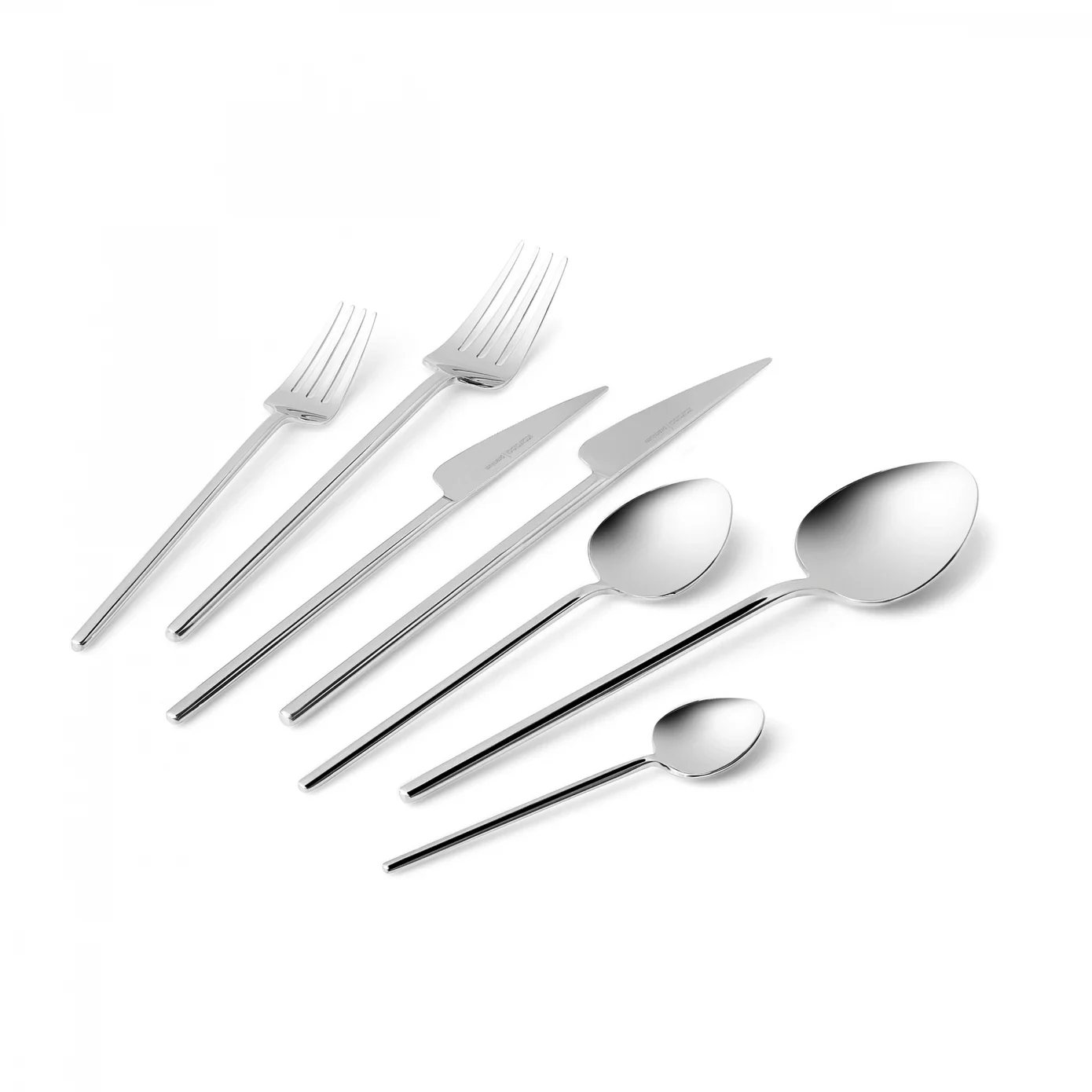 Karaca 316 Premium Sirius Platin 12-Personen 84-teiliges Besteckset – Bild 6