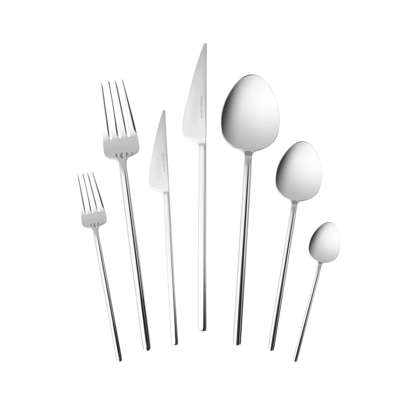 Karaca 316 Premium Sirius Platin 12-Personen 84-teiliges Besteckset