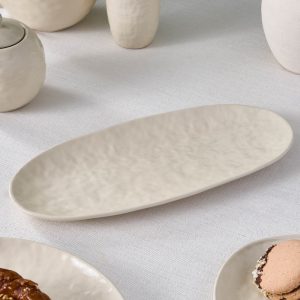 Karaca Nebula Servierplatte 33 cm, Beige