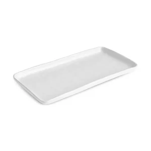 Karaca Epsilon White Rechteckige Servierplatte, 26 X 13 Cm