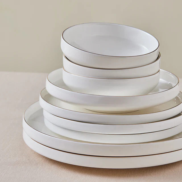 Karaca Streamline New Saturn V2 Gold Geschirrset für 6 Personen, 24-teilig – Bild 4