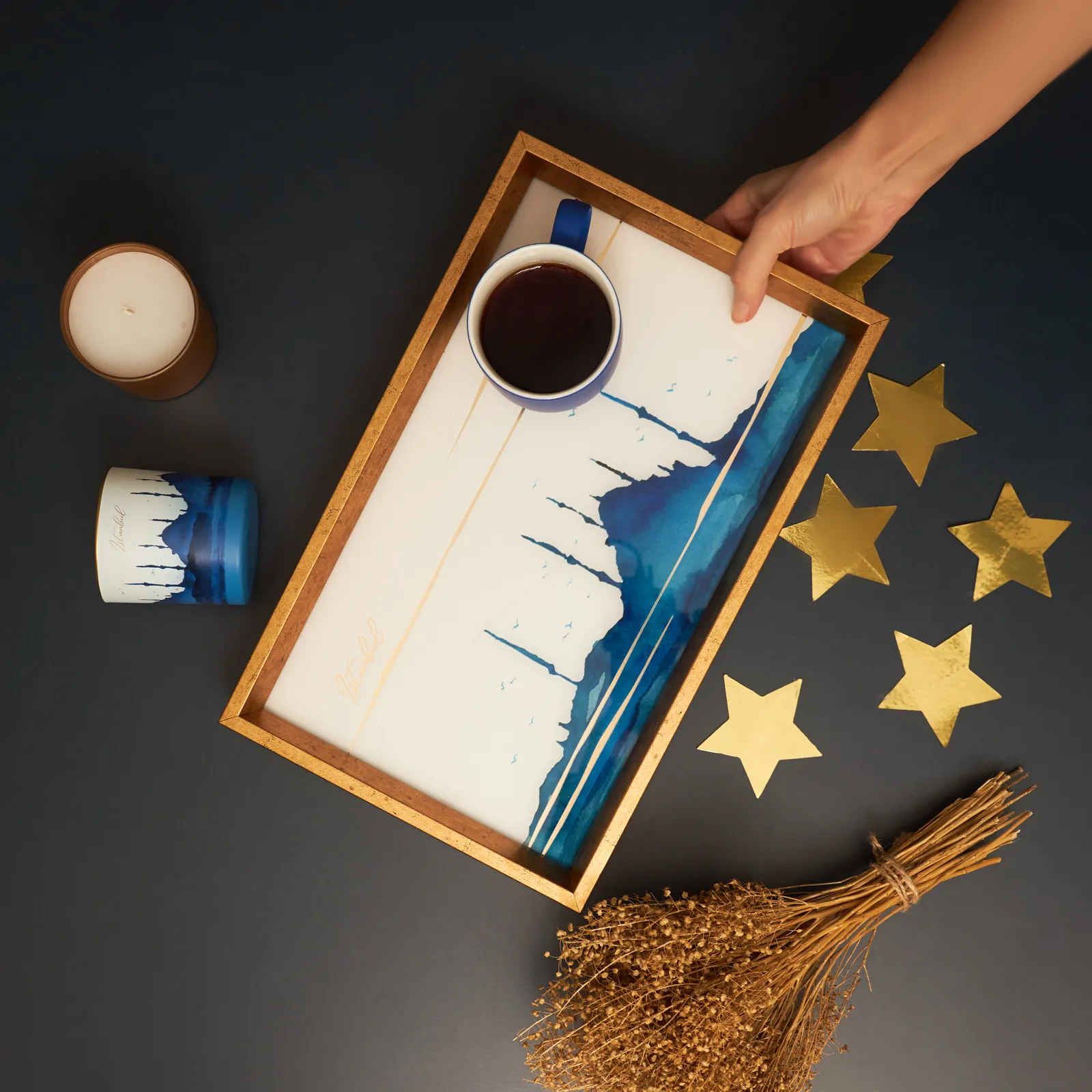 Karaca Istanbul Silhouette Tablett 24x40cm – Bild 2