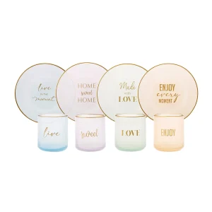 Karaca Soft Pop 8-teiliges Kuchen-/Dessert-Set