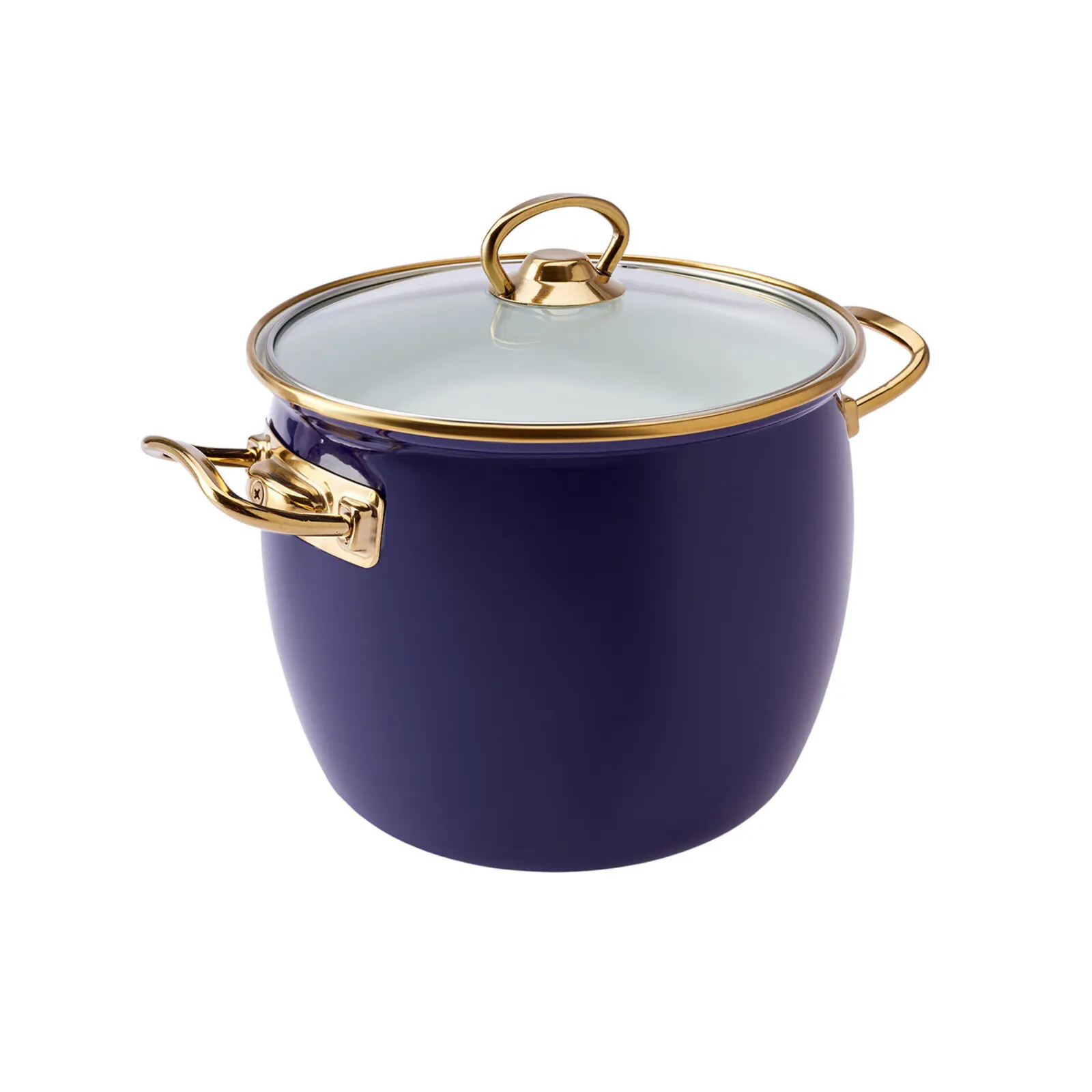 Karaca Retro 8-teiliges emailliertes Joghurt-Fermentier-Set Marineblau – Bild 6