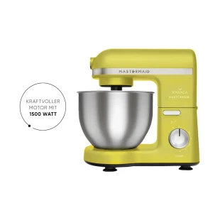 Karaca Mastermaid Chef Küchenmaschine Pineapple Gelb 1500W 5 Lt