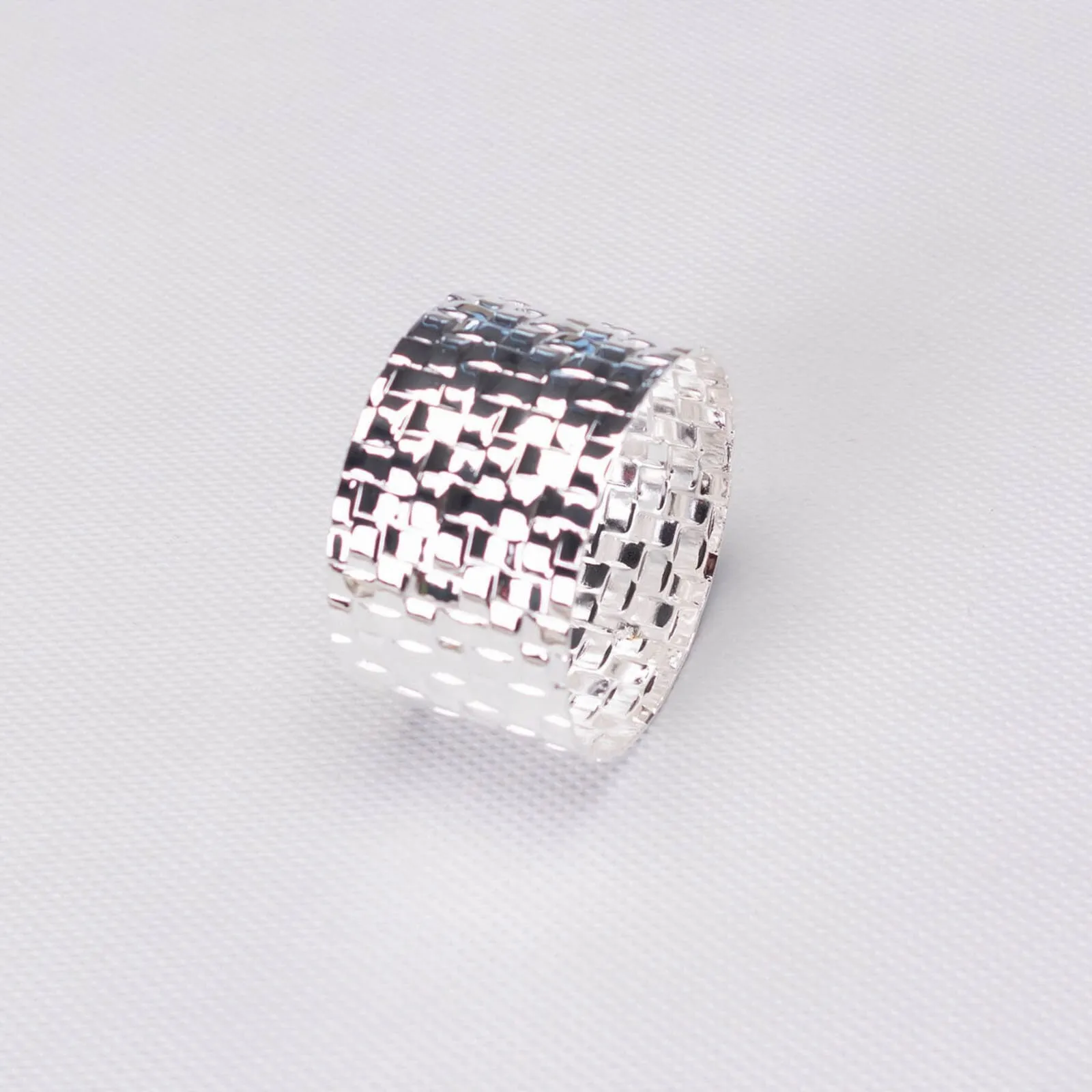 Karaca Home Marcello 2er-Pack Silber Serviettenring – Bild 4