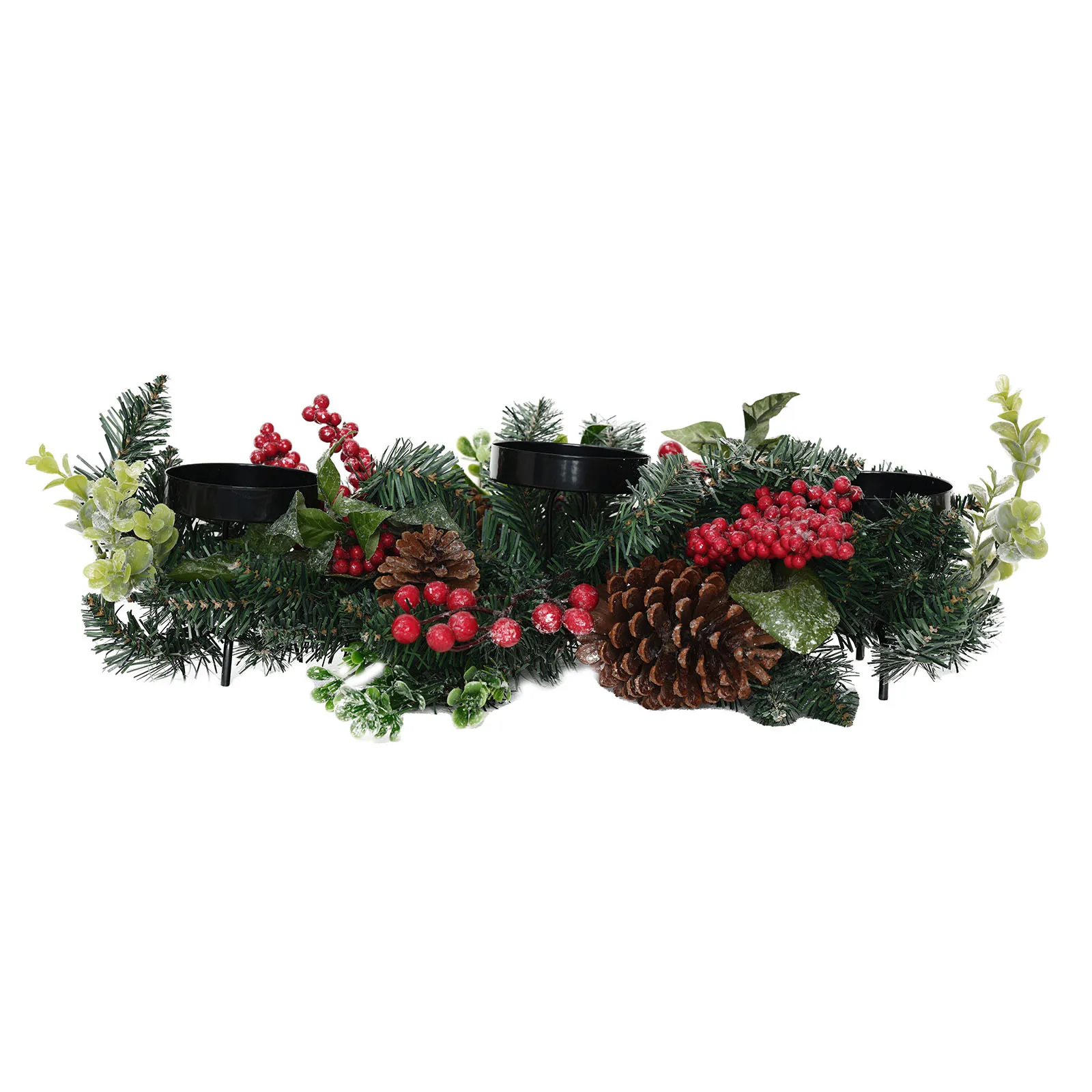 Karaca Home Kiefer dekoriert Kerzenständer 71 cm – Bild 2