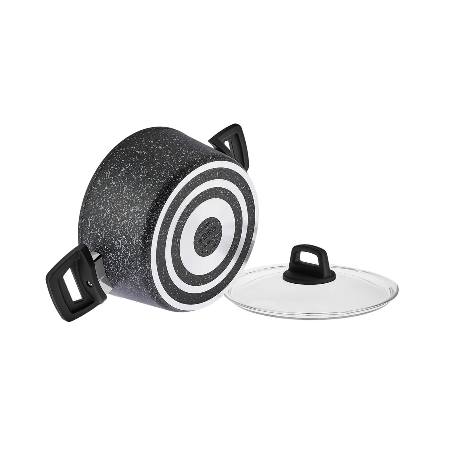 Karaca Bio Granit Eliz 10 Stück Kochgeschirr Set Schwarz – Bild 9