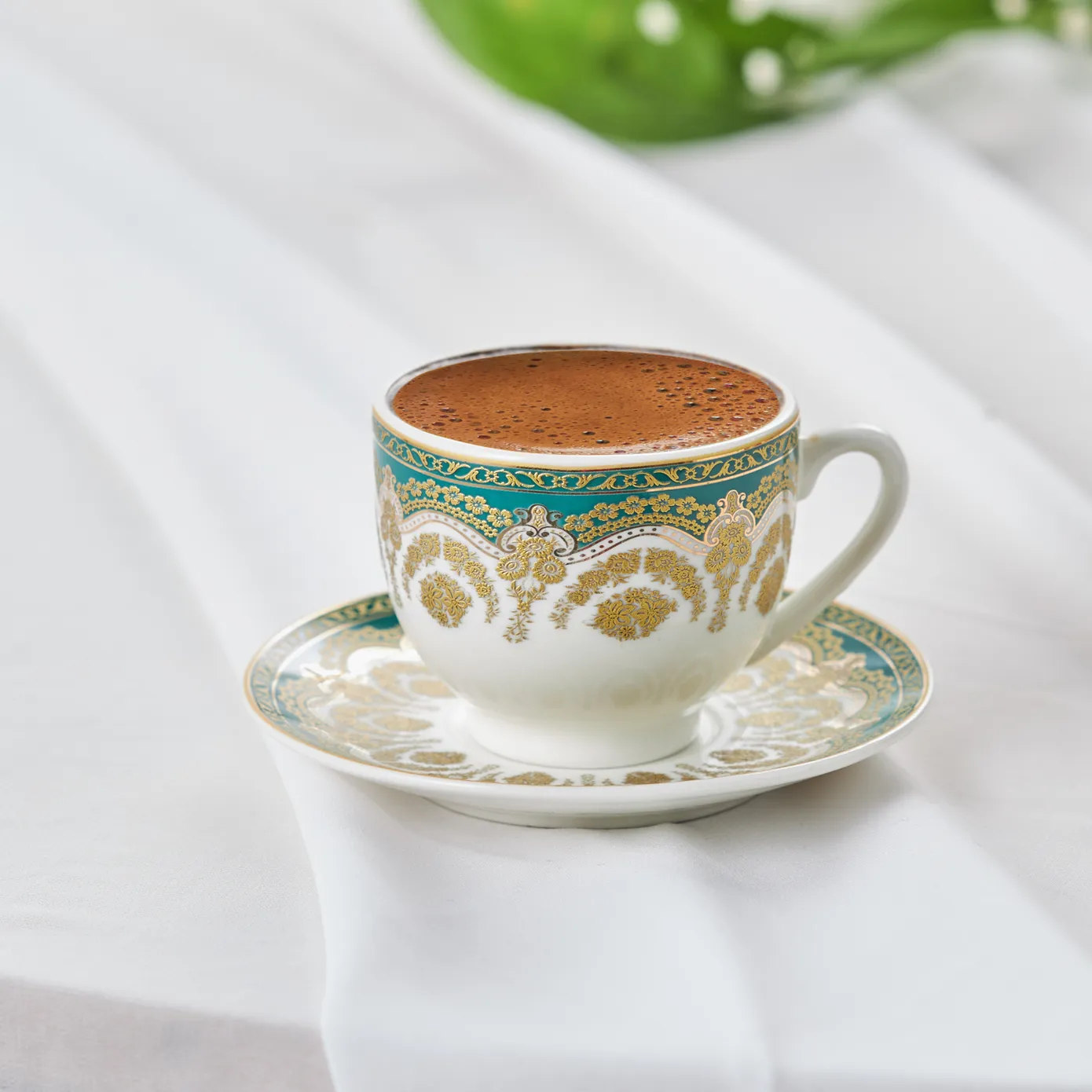 Karaca Zen Grüner Kaffee Tasse Set für 6 Personen, 90 ml – Bild 3