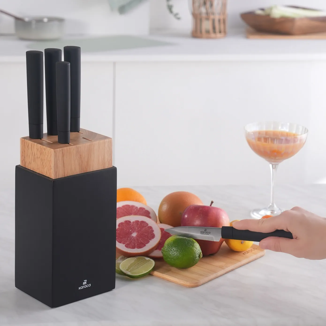 Karaca Viego 6 Teilig Messerset Schwarz – Bild 3