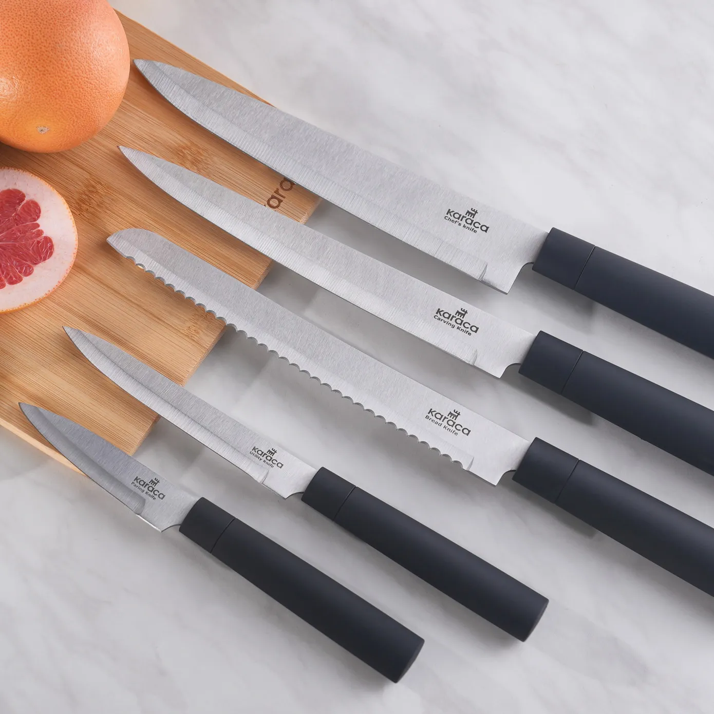 Karaca Viego 6 Teilig Messerset Schwarz – Bild 5