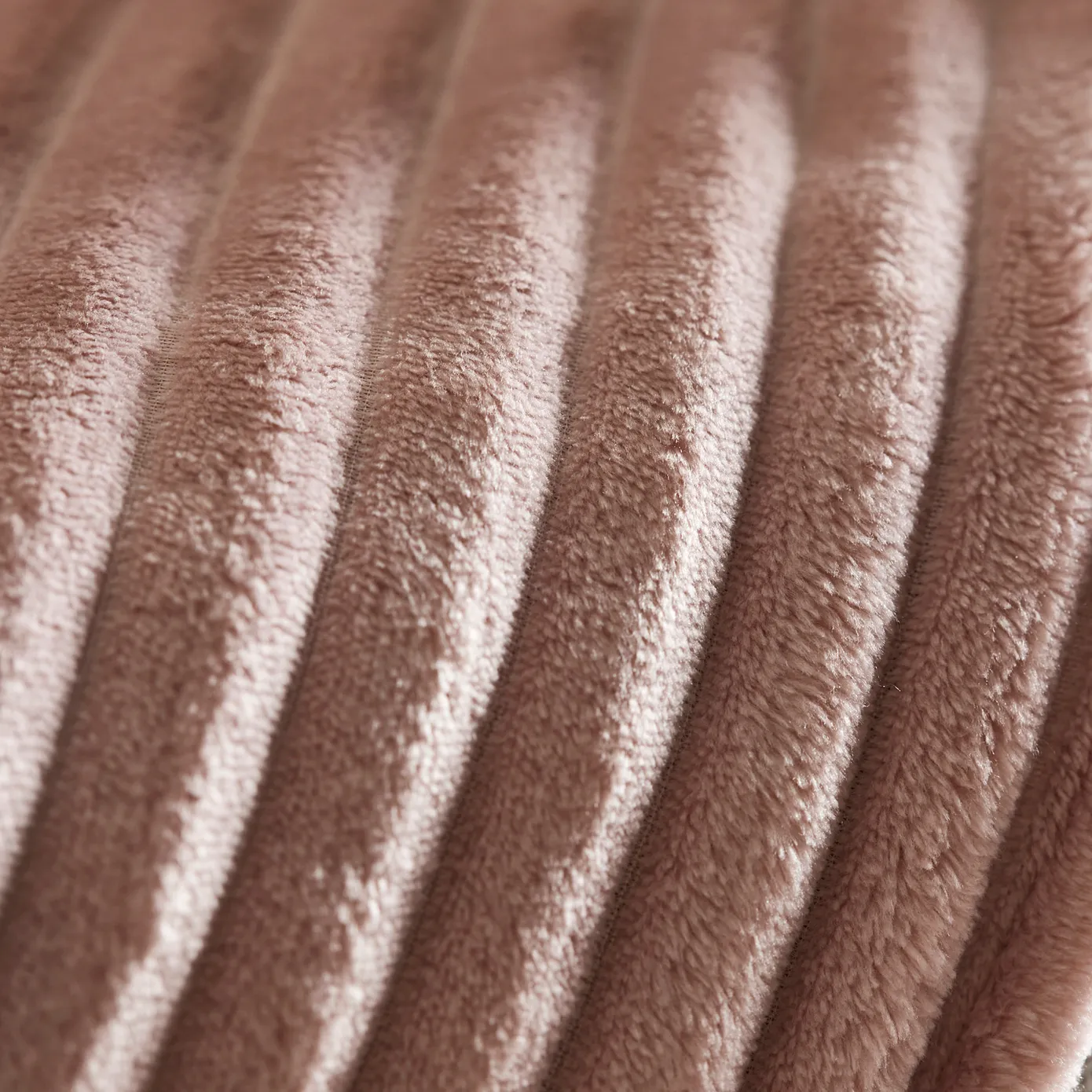 Karaca Ruby Stripe Wellsoft Einzel Decke, Rosa – Bild 5
