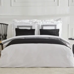 Karaca Home White Col Bruce Bett Läuferset, Schwarz