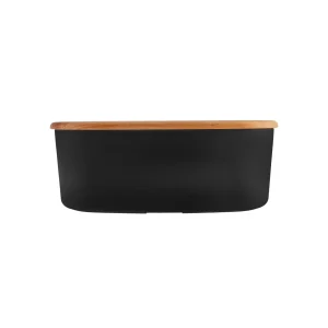 Karaca Nef Melamin Brotkasten, Schwarz