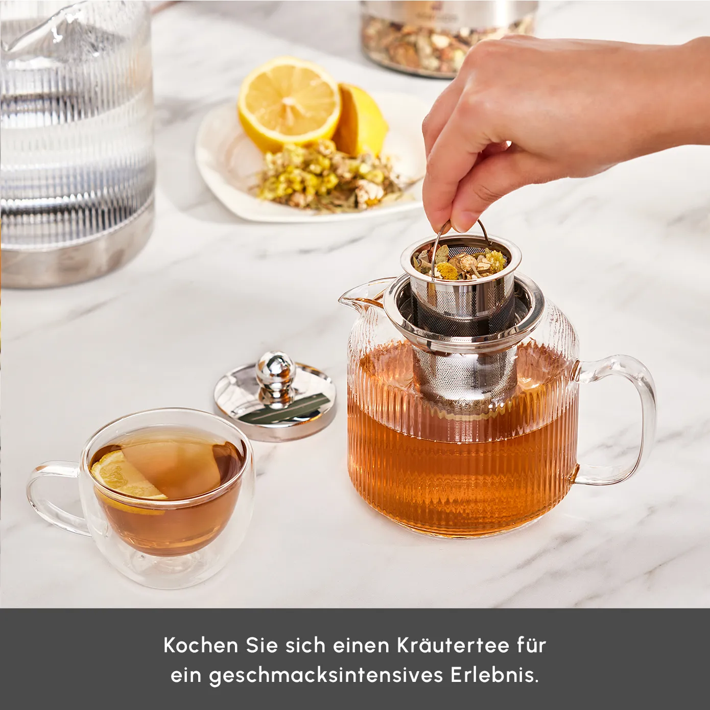 Karaca Kelly Glas Teekanne – Bild 7