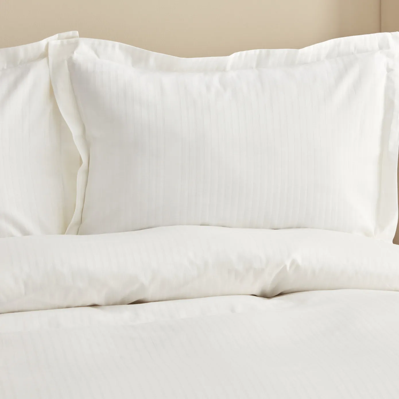 Karaca Home Uniq 100% Baumwolle Satin Einzel Bettbezug Set, Weiß – Bild 4