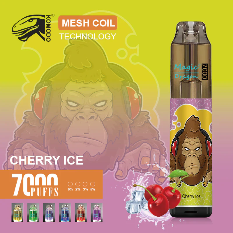 Komodo Magic Dragon 7000 Puffs Wiederaufladbares Einweg Disposable Kit 16 ml (10 Stück/Packung) – Bild 7