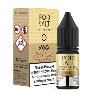 Pod Salt Fusion - Peanut Butter Banana Granola - Nikotinsalz Liquid