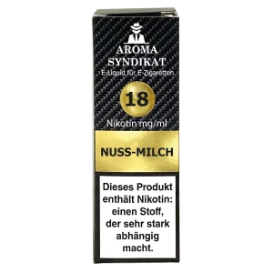 Aroma Syndikat | Nuss-Milch | Nikotinsalz Liquid | 10ml
